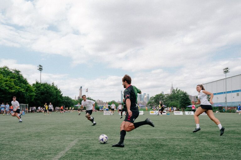 Kick for change Football tournament with Futbol Más, World Football Summit, and Common Goal